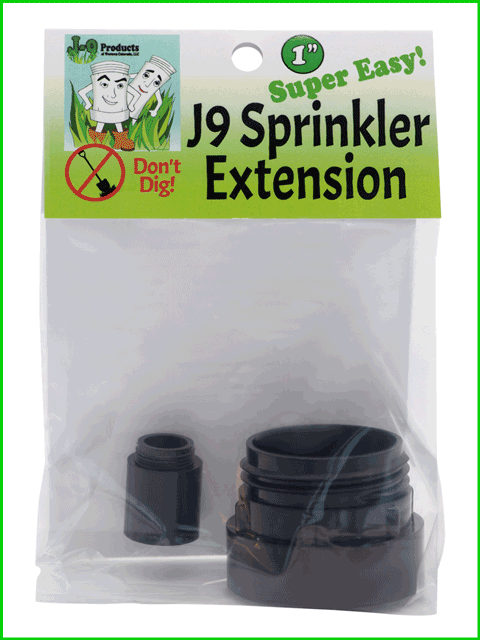 Shop J9 sprinkler extensions - 3 sizes: 1 inch, 1.5 inch, 2 inch